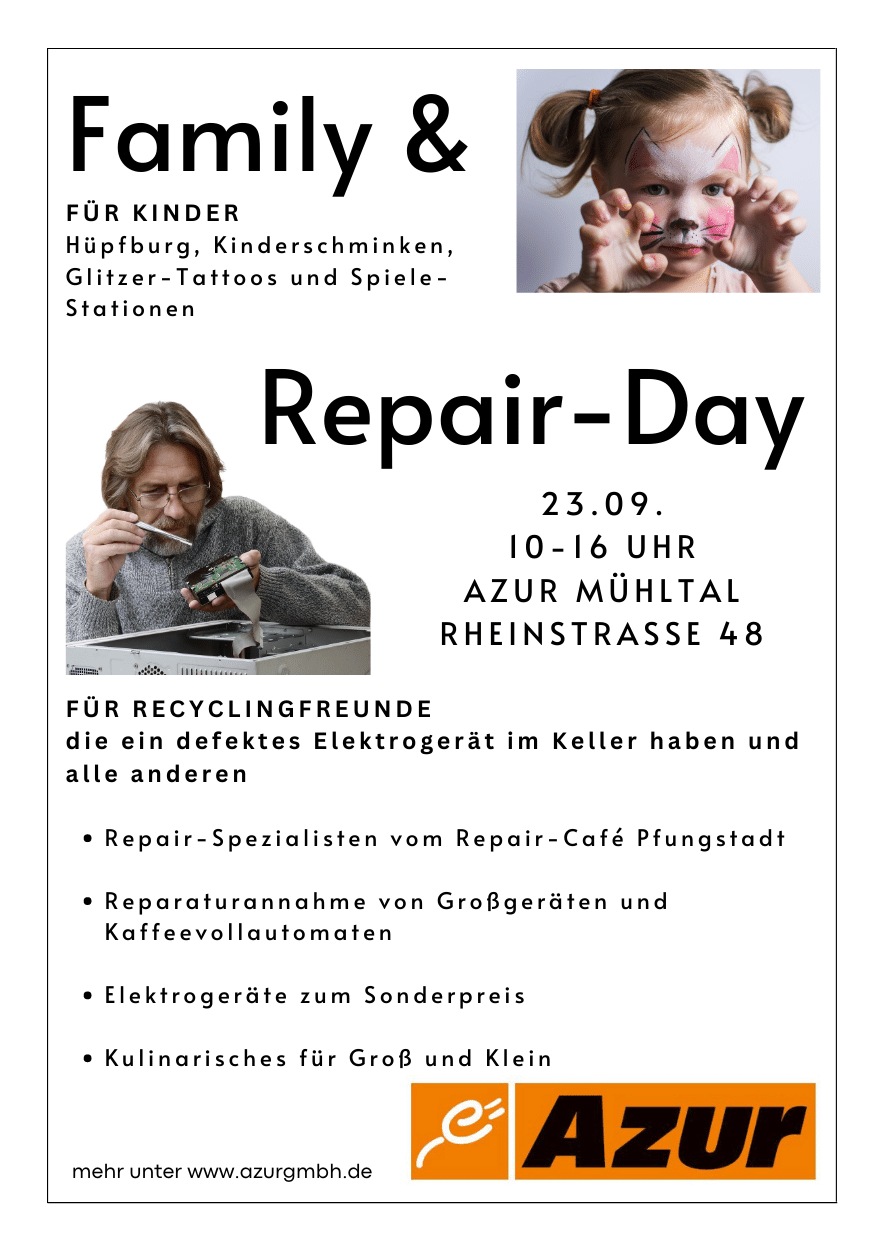 Azur GmbH öffnet am 23.09.2023 wieder die Tür für alle Interessierten