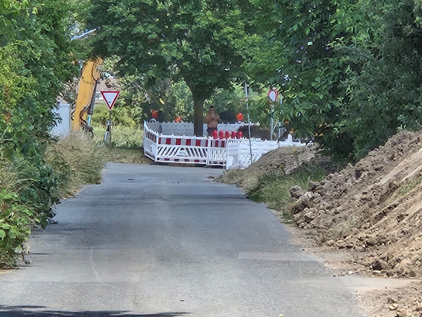 Kompostierungsanlage Eschollbrücken in der Zeit vom 13. bis vorraussichtlich 26. Juli nur über Crumstadt erreichbar